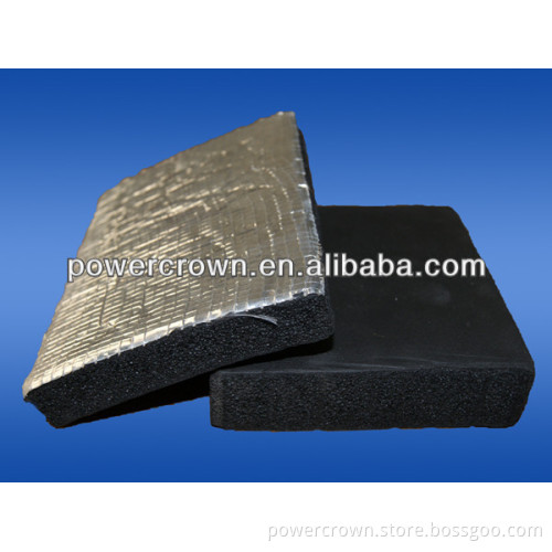cheap price adhesive foam rubber sheet wit aluminium foil faced